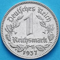 Германия 1 рейхсмарка 1937 год. D