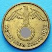 Монета Германии 10 рейхспфеннигов 1938 год. Е.