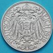 Монета Германия 25 пфеннигов 1912 год. J.