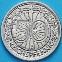 Германия 50 рейхспфеннигов 1928 год. Монетный двор Е.