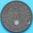 Монета Германия 1 рейхспфенниг 1943 год. А