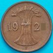 Монета Германия 1 рейхспфенниг 1928 год.  F