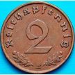 Монета Германия 2 рейхспфеннига 1939 год. Е
