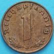 Монета Германия 1 рейхспфенниг 1938 год. J