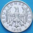 Монета Германия 2 рейхсмарки 1926 год. F
