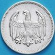 Монета Германии 1 марка 1924 год. J. Серебро