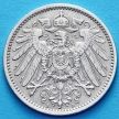Монета Германии 1 марка 1908 год. Серебро А.
