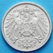 Монета Германии 1 марка 1914 год. Серебро А.