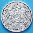 Монета Германии 1 марка 1906 год. Серебро D.