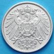 Монета Германии 1 марка 1915 год. Серебро D.