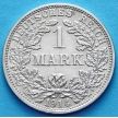 Монета Германии 1 марка 1914 год. Серебро F.