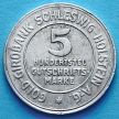 Монета Германии 5/100 марок 1923 год. Нотгельд Шлезвиг-Гольштейн.