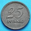 Монета Германии 25 пфеннигов. Нотгельд Мангейм.