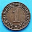 Монета Германии 1 рейхспфенниг 1924 год. J