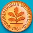 Монета ФРГ 1 пфенниг 1981 год. D. Пруф.