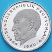 Монета ФРГ 2 марки 1982 год. Конрад Аденауэр. F. Пруф.