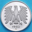Монета ФРГ 5 марок 1982 год. G. Пруф