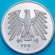 Монета ФРГ 5 марок 1985 год. F. Пруф
