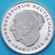 Монета ФРГ 2 марки 1980 год. Теодор Хойс. J. Пруф