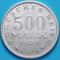 Германия 500 марок 1923 год. F