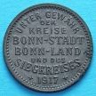 Монета Германии 5 пфеннигов 1917 год. Нотгельд Бонн.