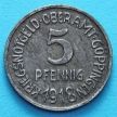Монета Германии 5 пфеннигов 1918 год. Нотгельд Гёппинген.