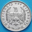 Монета Германия 1 рейхсмарка 1934 год.  J