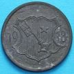 Монета Германии 10 пфеннигов 1918 год. Нотгельд Вормс. Цинк.