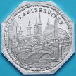 Монета Германии 20 пфеннигов. Трамвайный Нотгельд Нюрнберга. Карлов мост