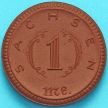 Монета Германии 1 марка 1921 год. Нотгельд Саксония.