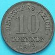 Монета Германии 10 пфеннигов 1919 год.
