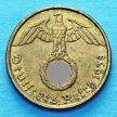 Монета Германии 5 рейхспфеннигов 1938 год. G.