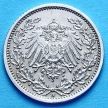 Монета Германии 1/2 марки 1918 г. Серебро А