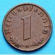 Монета Германии 1 рейхспфенниг 1938 год. Монетный двор А
