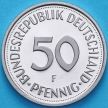 Монета ФРГ 50 пфеннигов 1991 год. F. Пруф.