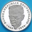 Монета ФРГ 2 марки 1990 год. Курт Шумахер. Пруф. G
