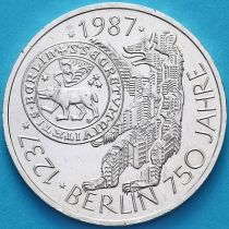 ФРГ 10 марок 1987 год. J. 750 лет Берлину