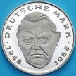 Монета ФРГ 2 марки 1991 год. Людвиг Эрхард. G. Пруф.