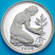 Монета ФРГ 50 пфеннигов 1990 год. G. Пруф.