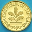 Монета ФРГ 5 пфеннигов 1990 год. G. Пруф.