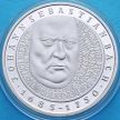 Монета ФРГ 10 марок 2000 год. D. Иоганн Себастьян Бах. Серебро.