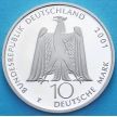 Монета ФРГ 10 марок 2001 год. F. Альберт Лорцинг. Серебро.