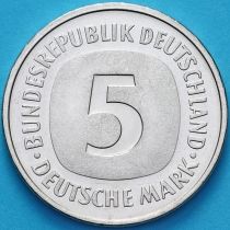 ФРГ 5 марок 1975 год. F