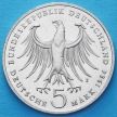 Монета ФРГ 5 марок 1984 год. Феликс Мендельсон.