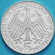Монета ФРГ 5 марок 1969 год. Теодор Фонтане. Серебро