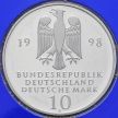 Монета ФРГ 10 марок 1998 год. G. Фонд Франке. Серебро. Пруф