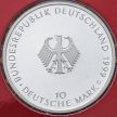 Монета ФРГ 10 марок 1999 год. G. Конституция. Серебро. Пруф.