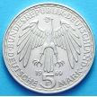 Монета ФРГ 5 марок 1969 год. Герхард Меркатор. Серебро