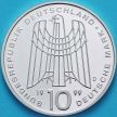 Монета ФРГ 10 марок 1999 год. D. SOS-Kinderdorfer. Серебро. Пруф.