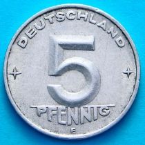 ГДР 5 пфеннигов 1952 год. Е